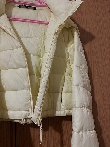 l Beden sarı Renk zara şişme mont