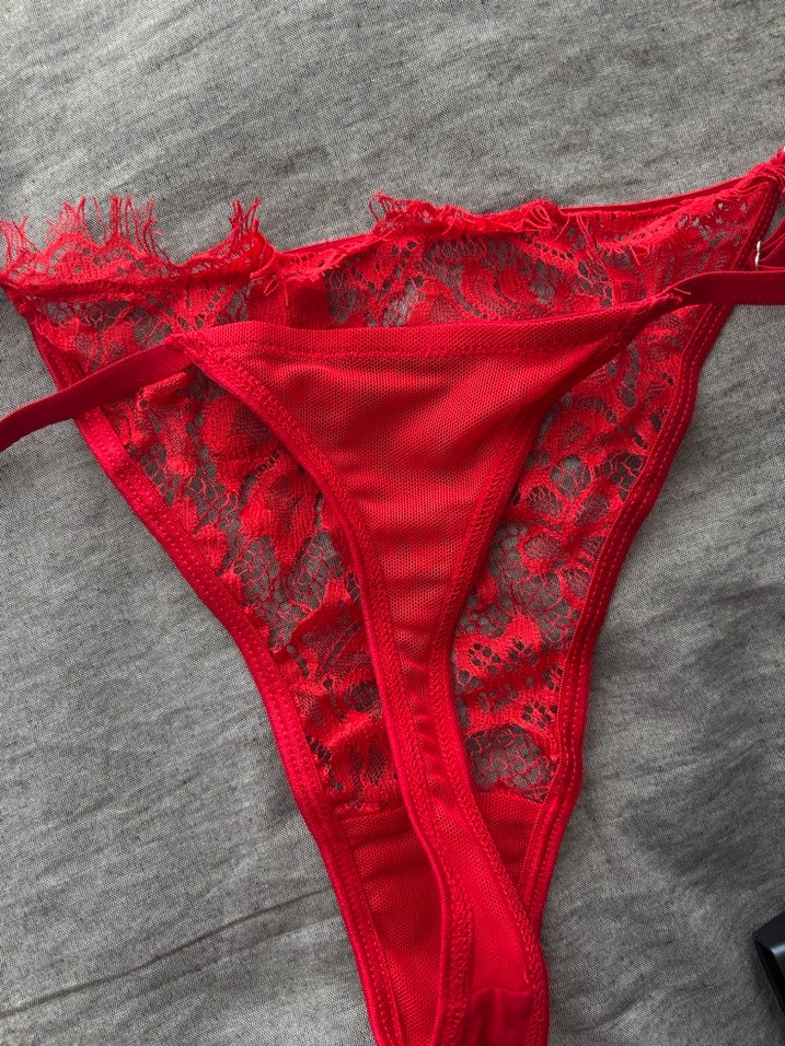 Kırmızı Nakışlı Bohem Dantel Sütyen Takımı - Görsel 4