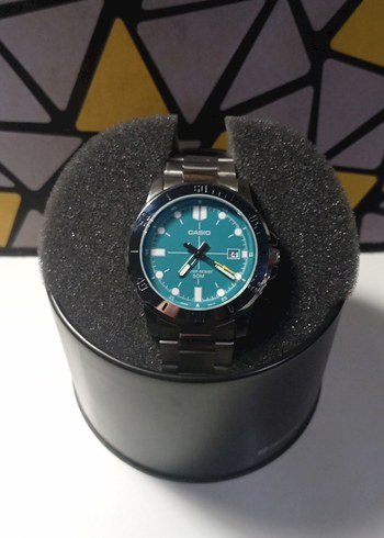 Casio Turkuaz Kadranli Metal Bilezikli Saat