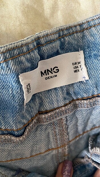 s Beden Mango Baggy Şort