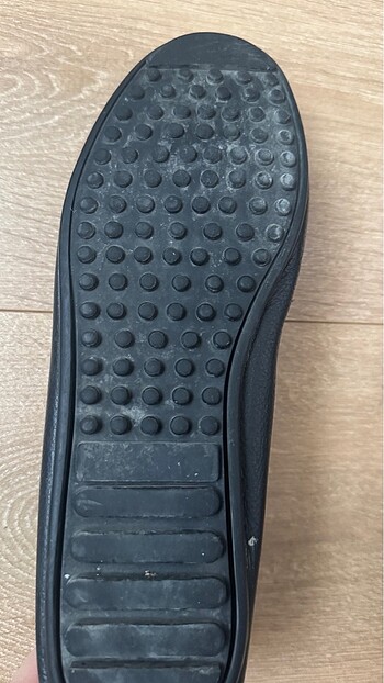 39 Beden Deri Siyah Loafer