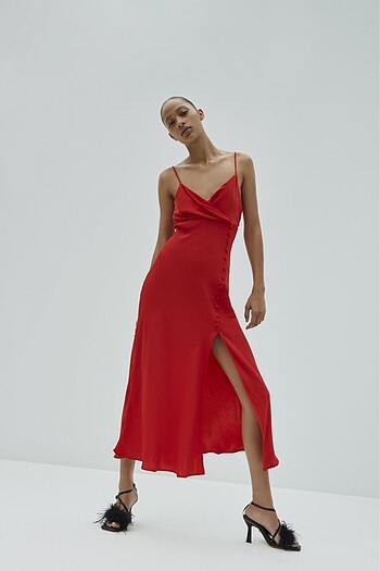 Zara Saten Elbise