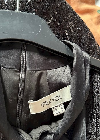 İpekyol Siyah Abiye Elbise - Görsel 3