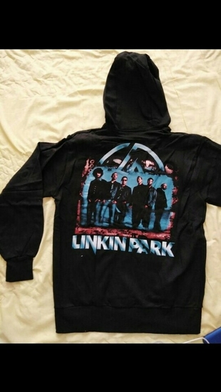 linkin park baskılı hırka