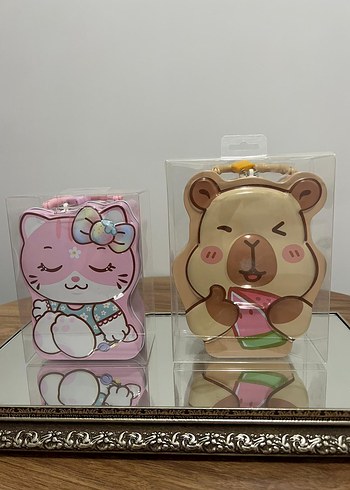 Pembe Kedi Figürlü Aksesuar Kumbara - Görsel 4