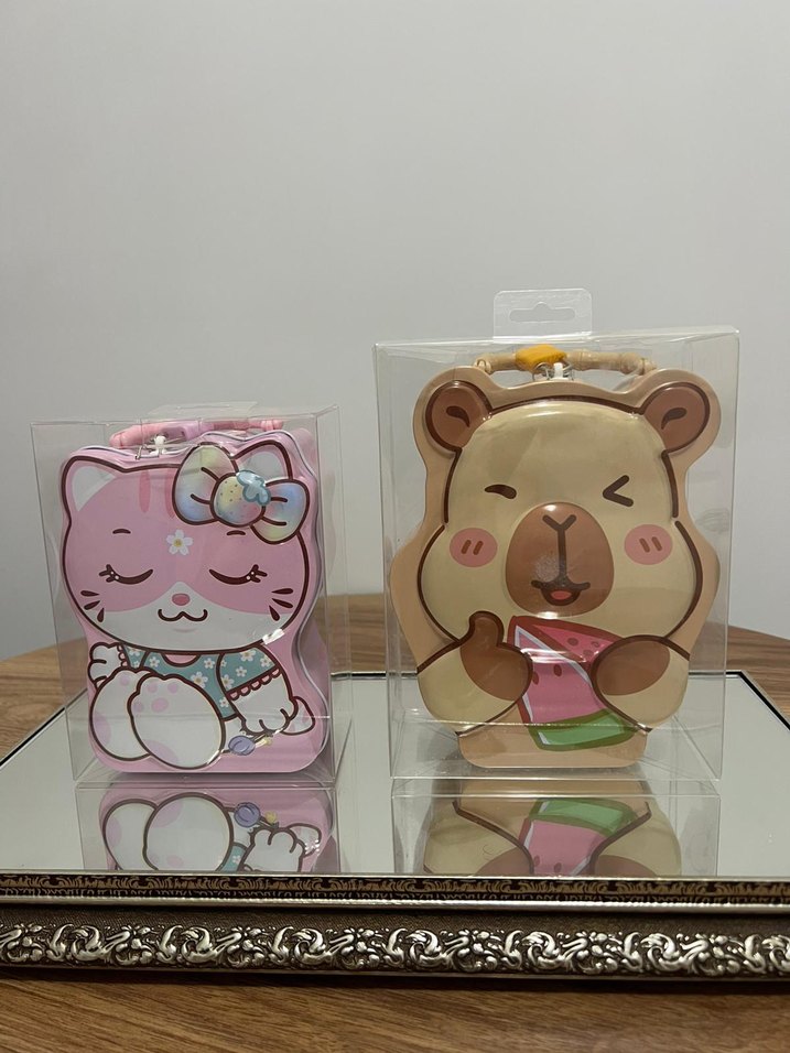 Pembe Kedi Figürlü Aksesuar Kumbara - Görsel 4