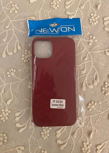 Bordo Parlak iPhone 13/14 Kılıfı NEWON