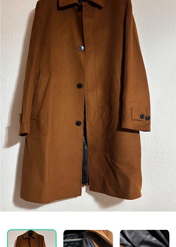 H&M Kahverengi Uzun Kaban