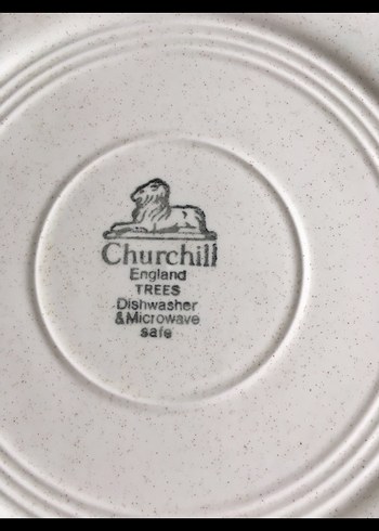 İngiliz El Yapımı Porselen Tabak - Görsel 2