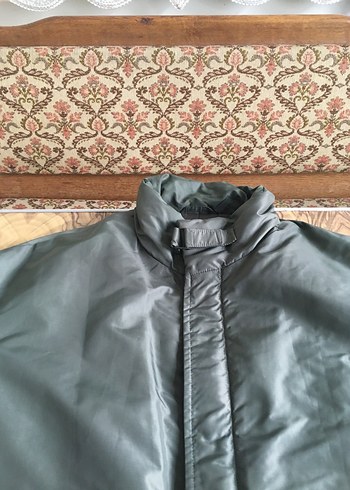 Haki Renk Fermuarlı Erkek Mont - Görsel 3