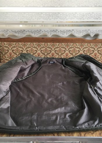 Haki Renk Fermuarlı Erkek Mont - Görsel 6