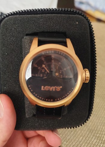 Levis Levi S Siyah Deri Gold Renk Erkek Kol Saati Ltg10 California