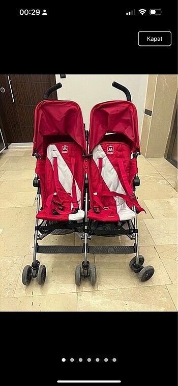 İkiz bebek arabası