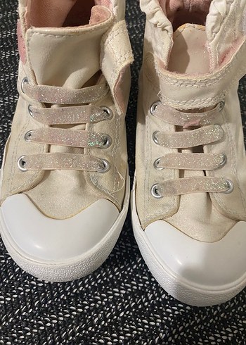 Kız Çocuk Beyaz Fırfırlı Spor Ayakkabı - Görsel 7