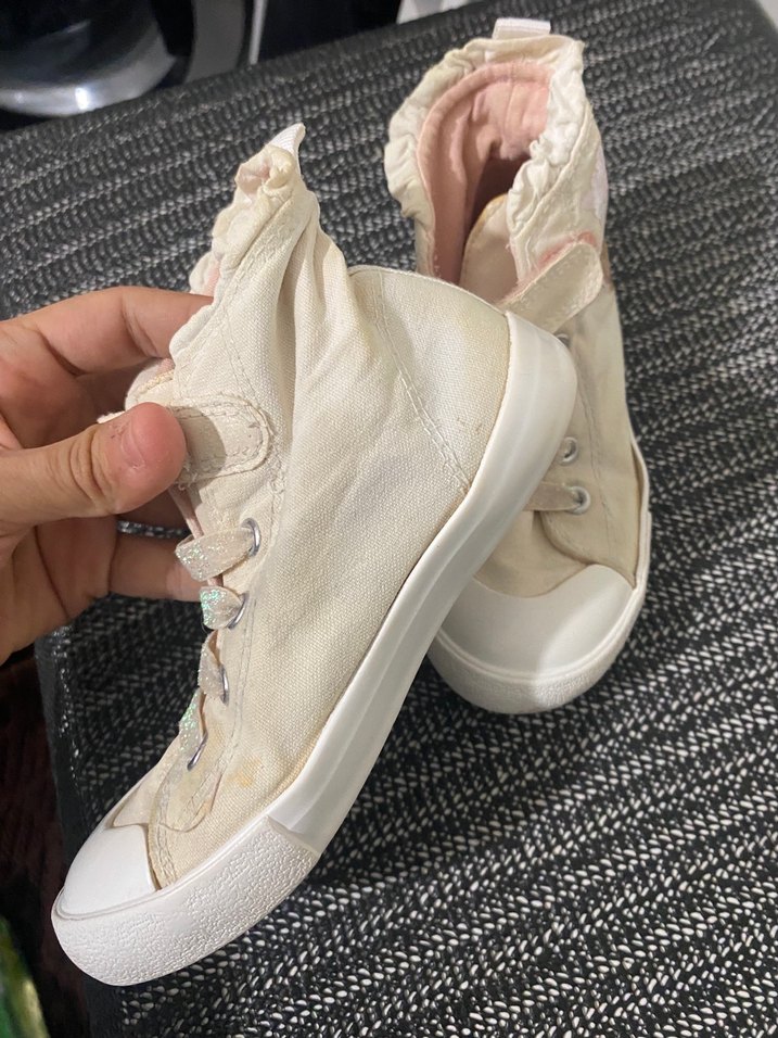 Kız Çocuk Beyaz Fırfırlı Spor Ayakkabı - Görsel 2