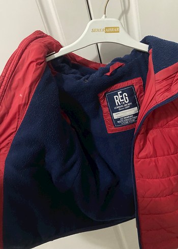 Kırmızı Erkek Çocuk Kapüşonlu Mont - Görsel 5