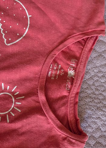 Pembe Baskılı alt üst.. little yuca - Görsel 4