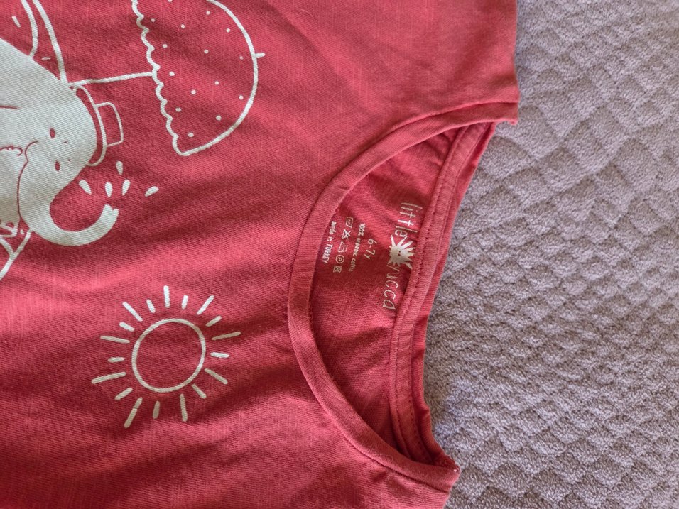 Pembe Baskılı alt üst.. little yuca - Görsel 4