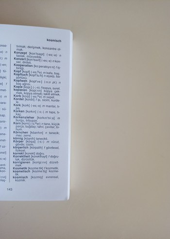Almanca-Türkçe Sözlük Kitabı - Görsel 4