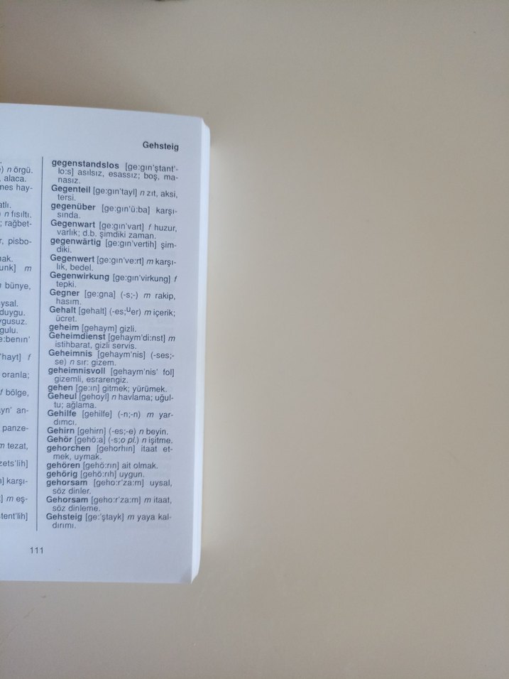 Almanca-Türkçe Sözlük Kitabı - Görsel 5