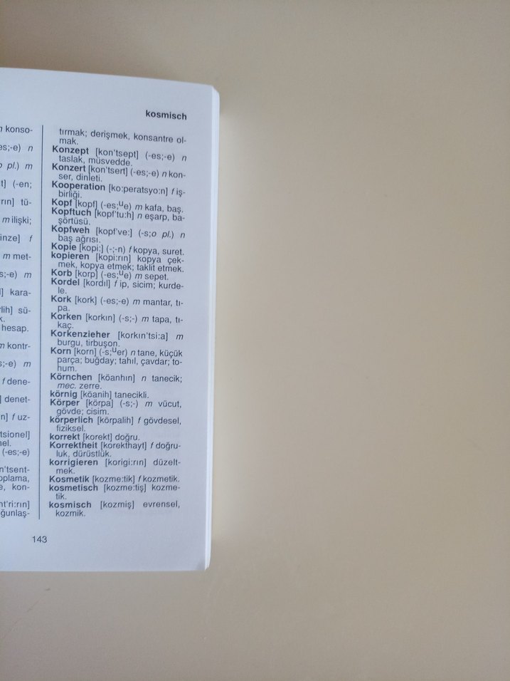 Almanca-Türkçe Sözlük Kitabı - Görsel 4