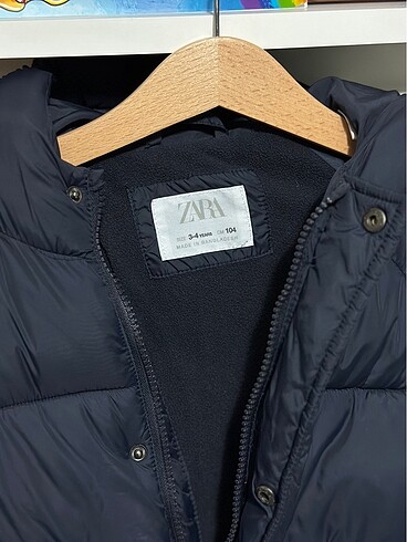 4 Yaş Beden lacivert Renk Zara çocuk mont