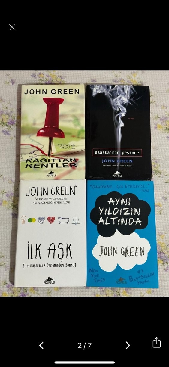 John Green 4 Kitap Seti Kutulu - Roman - Görsel 2