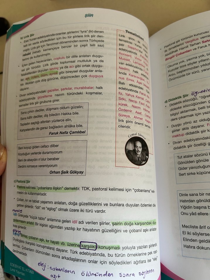 Edebiyat El Kitabı - Limit Yayınları - Görsel 3