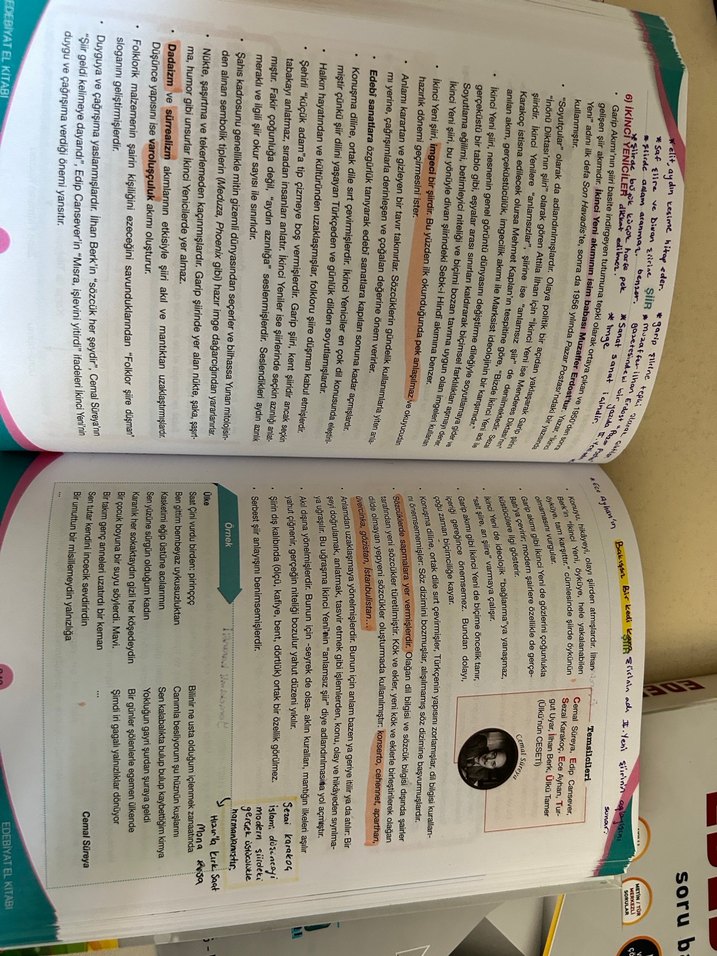 Edebiyat El Kitabı - Limit Yayınları - Görsel 2