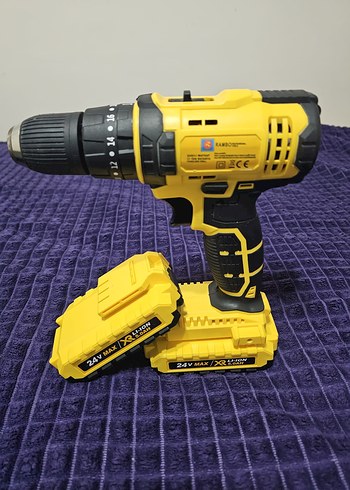 24V Rambo Şarjlı Matkap  2 Akü  Çantalı - Görsel 2