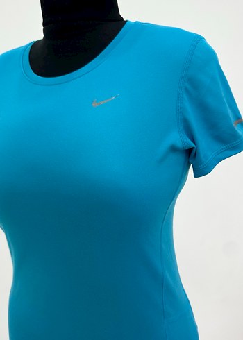 Nike Mavi Kadın Kısa Kollu Spor Tişört