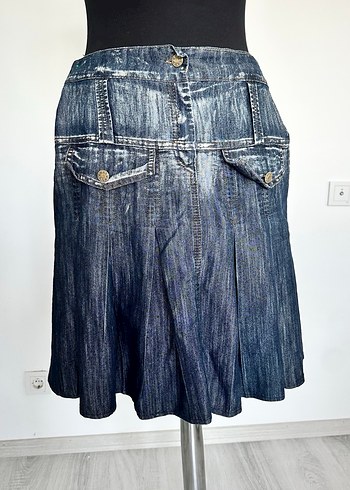 Kadın Denim Midi Etek