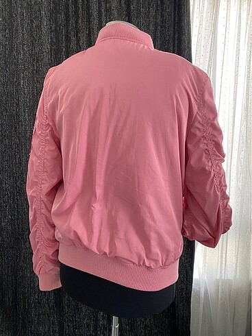 11-12 Yaş Beden pembe Renk H&m anne kız mont 2 si birden