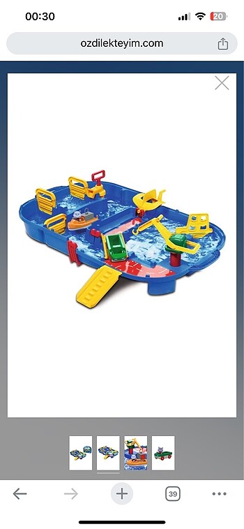  Beden Aquaplay portatif set
