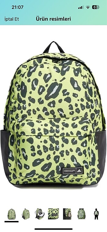 Adidas leopar çanta