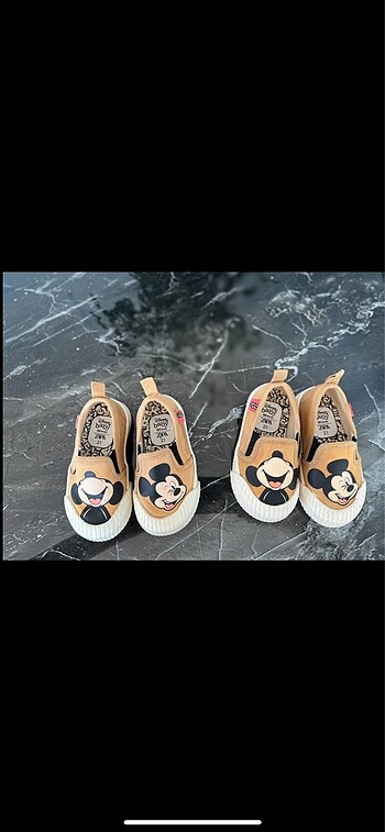 Zara #zara#bebek #ayakkabı #twins #mickeymouse 21 numara #ikiz