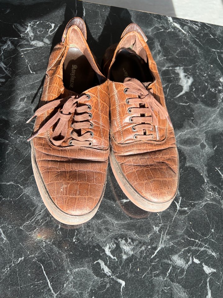 Erkek Kahverengi Street Wear Bağcıklı Ayakkabı - Görsel 4