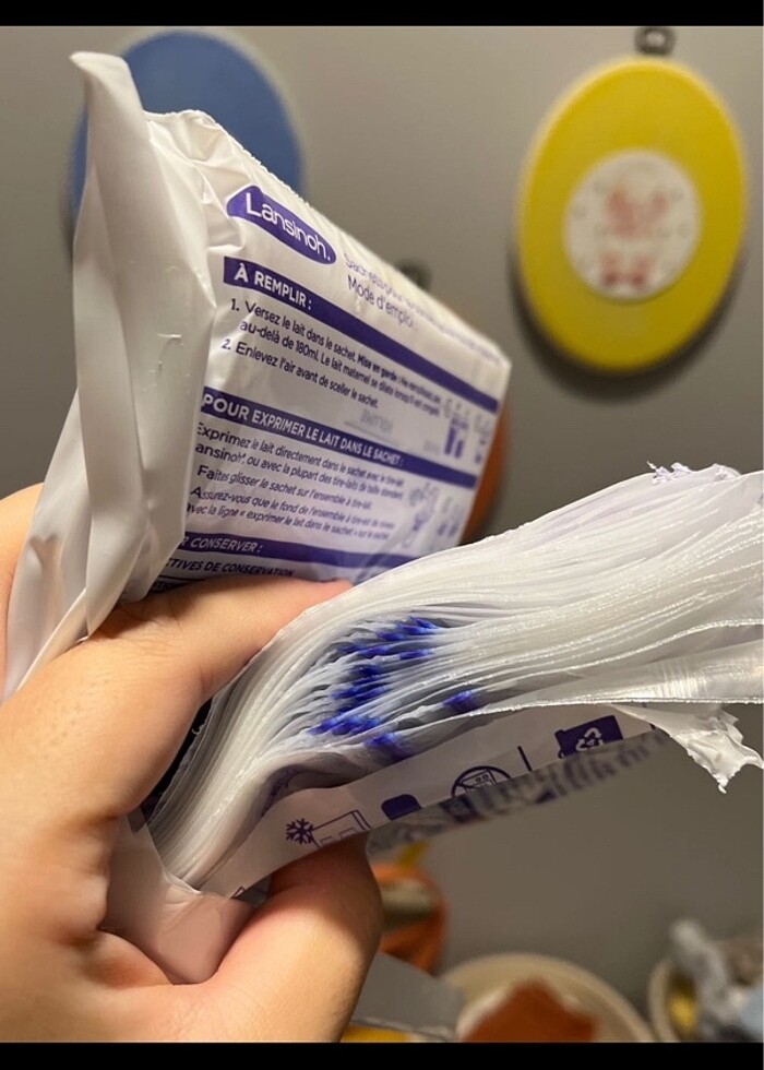 Anne Sütü Saklama Poşeti - Görsel 2