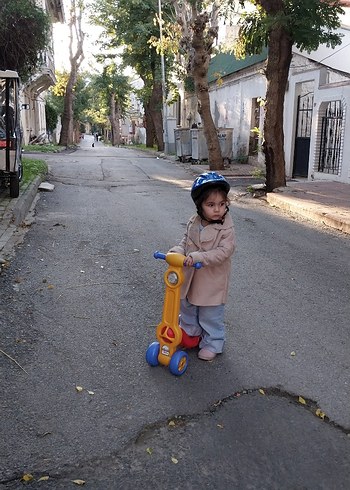 Kahverengi Çocuk Scooter'ı - Görsel 3