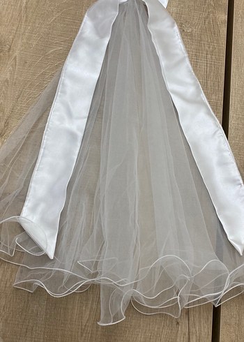 Beyaz Fırfırlı Düğün Aksesuarı - Görsel 2