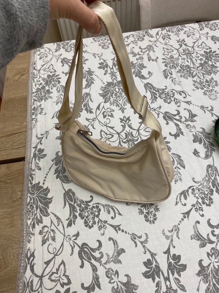 Bej Minimalist Kadın Omuz Çantası - Görsel 2