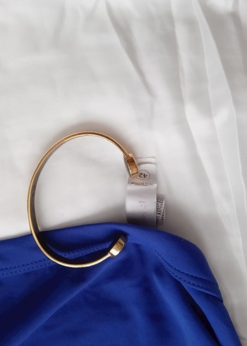 Mavi halter bikini takımı - Görsel 7