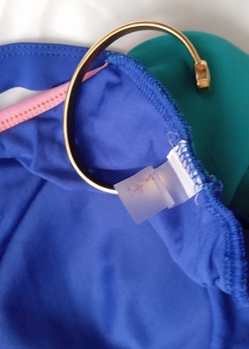 Mavi halter bikini takımı - Görsel 6