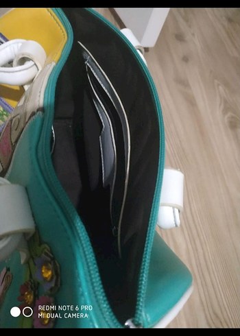 Bohem Çok Renkli Baskılı Kadın Çantası - Görsel 6