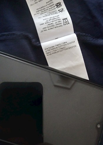 Lacivert Kısa Kollu Tişört - Görsel 5