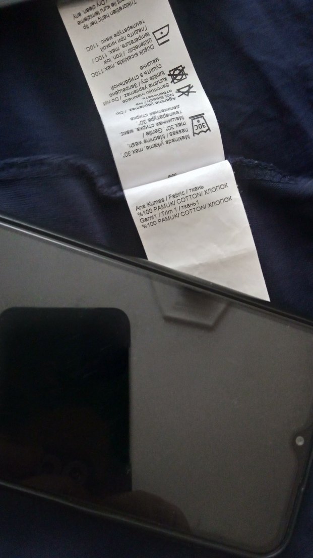 Lacivert Kısa Kollu Tişört - Görsel 5