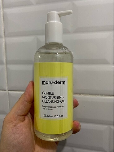 Maruderm yağ bazlı makyaj çıkarma yağı