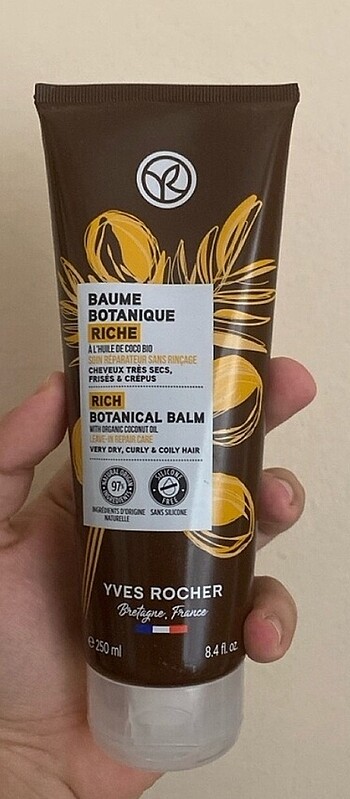 Yves rocher ultra onarıcı saç bakım kremi - Hindistan cevizli