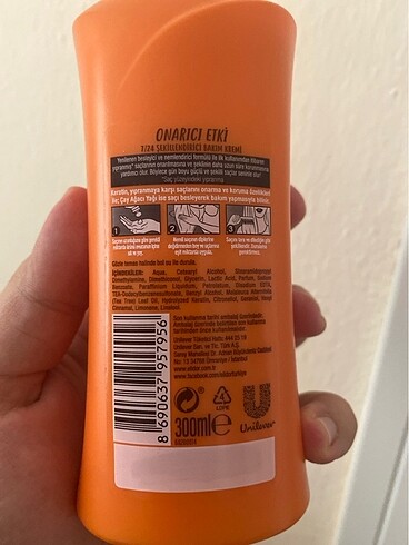 Elidor Elidor onarıcı şekillendirici keratin ve çay ağacı yağı - günlük