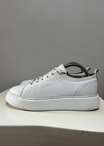 Network Beyaz Deri Sneaker